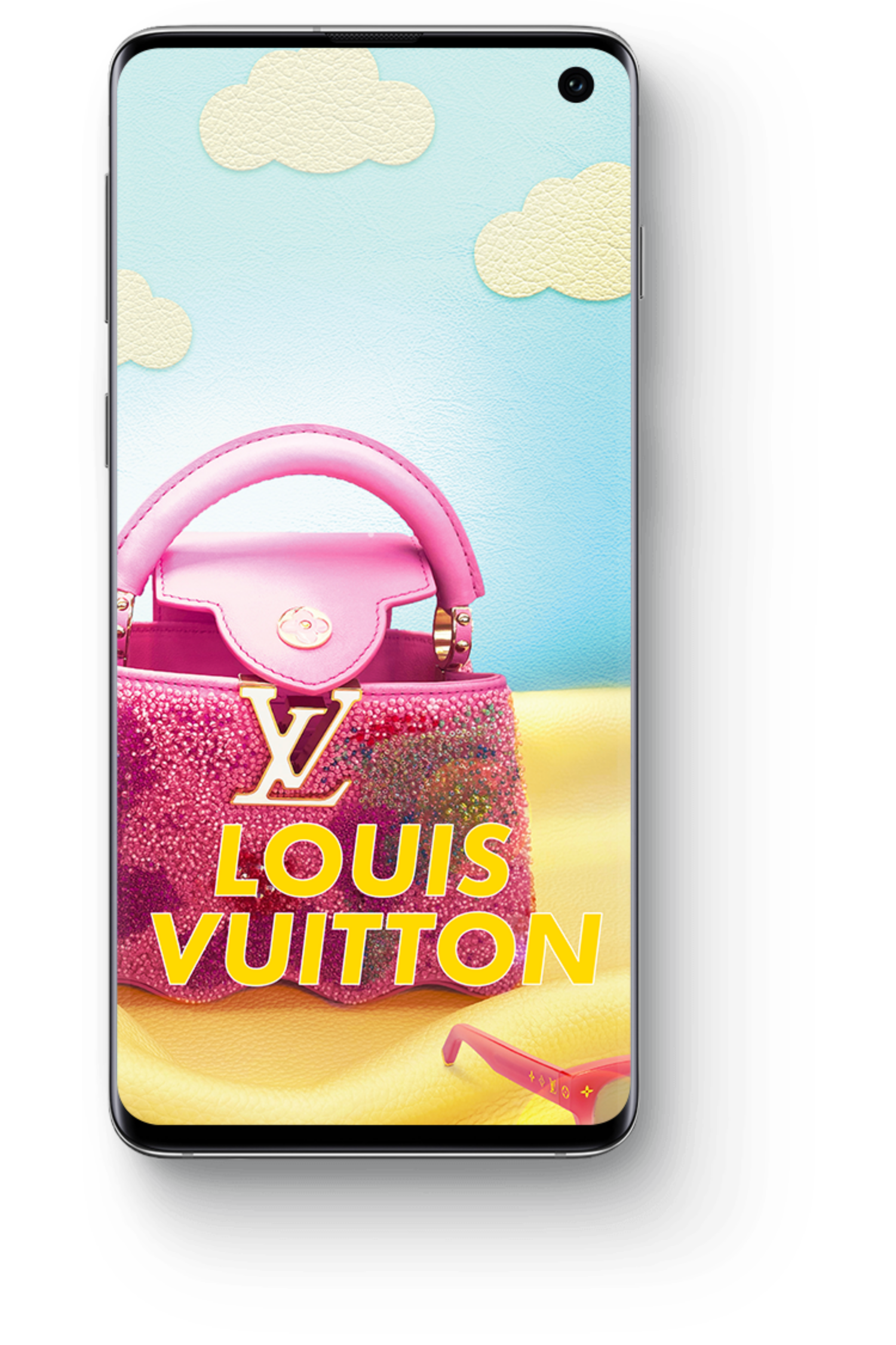 Mise en page branding Louis vuitton